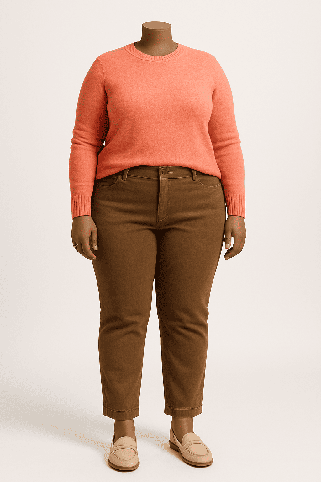 Salmon Sweater on Manikin